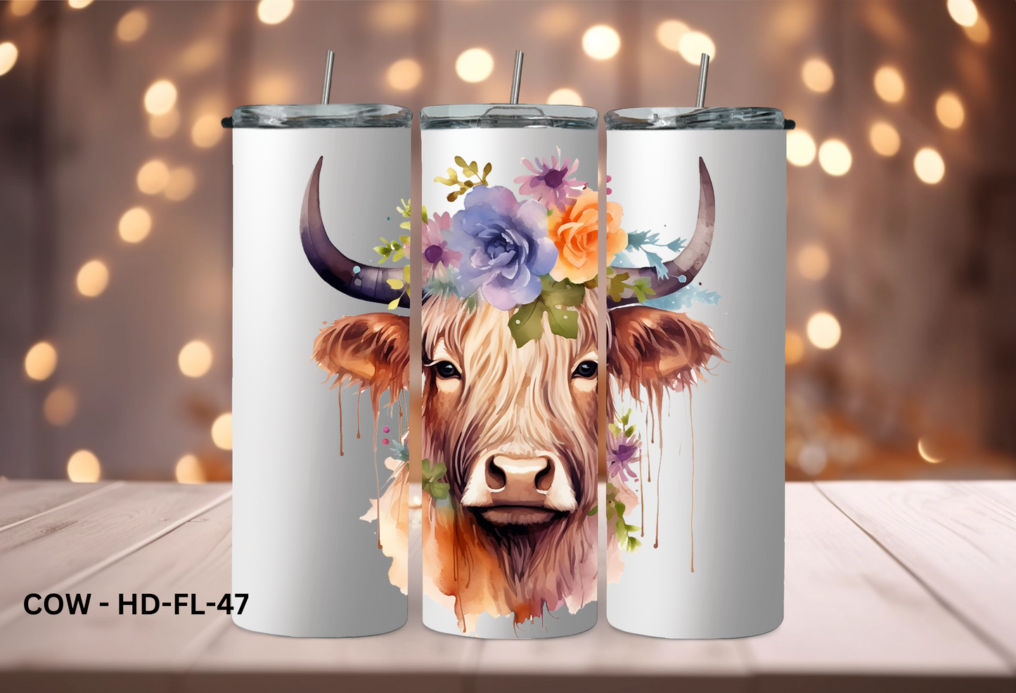 20oz (590mls) Tumbler - COW - COW - HD - FL-47