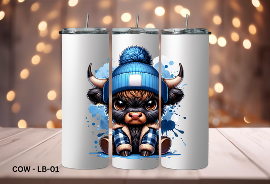 20oz (590mls) Tumbler - COW - COW - LB-01