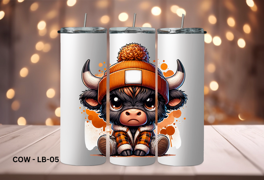 20oz (590mls) Tumbler - COW - COW - LB-05