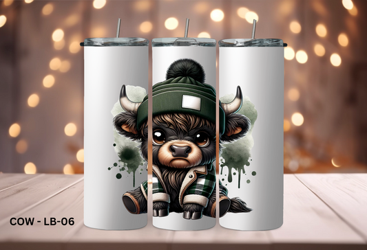 20oz (590mls) Tumbler - COW - COW - LB-06