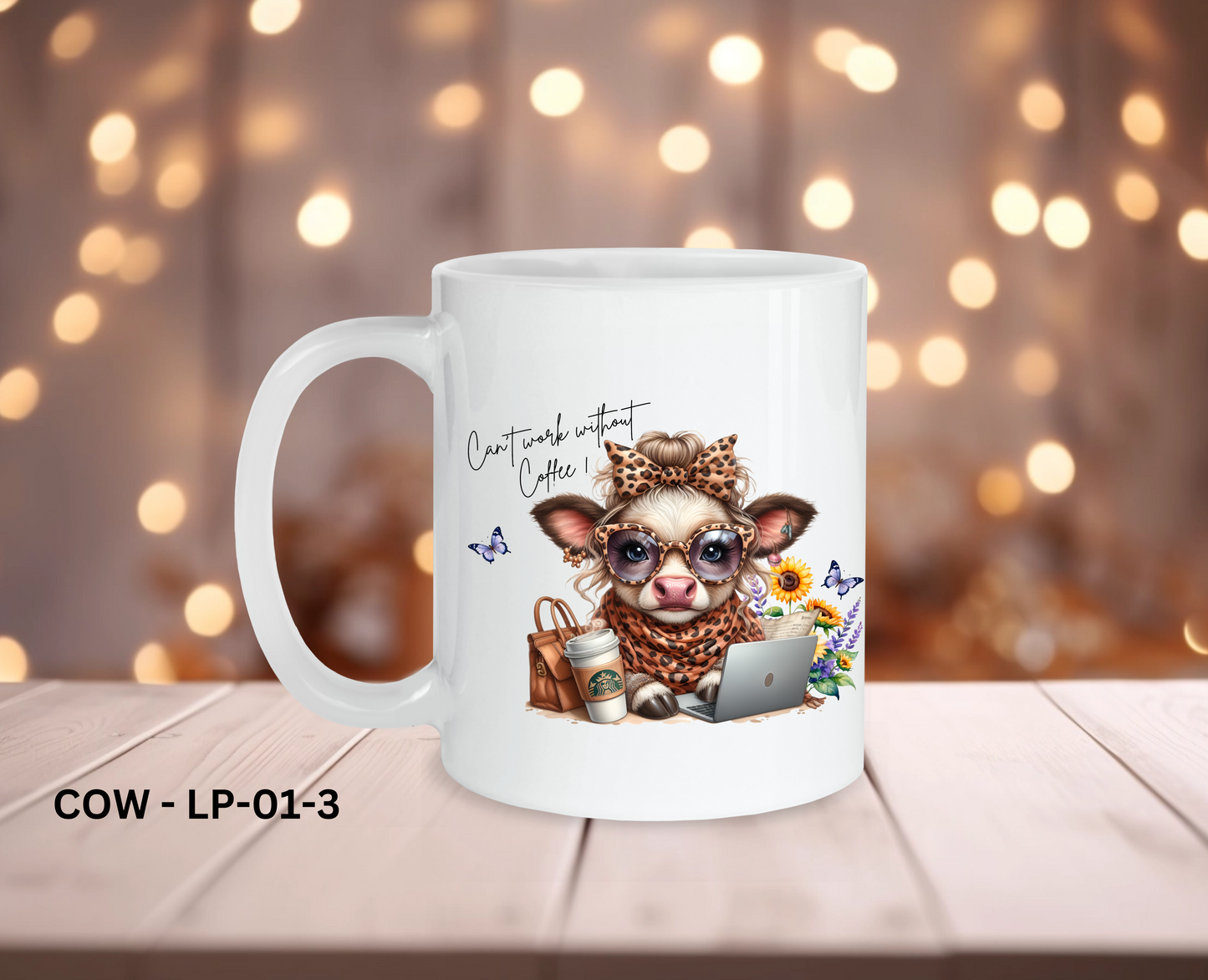 11oz Coffee Mug - COW - COW - LP-01-3