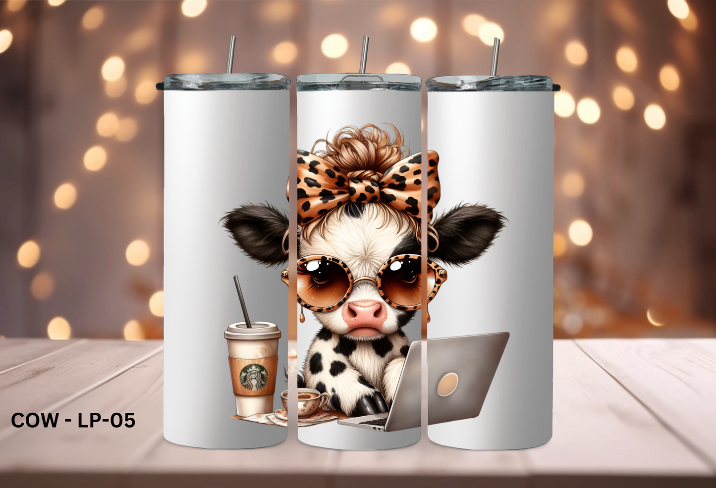 20oz (590mls) Tumbler - COW - COW - LP-05