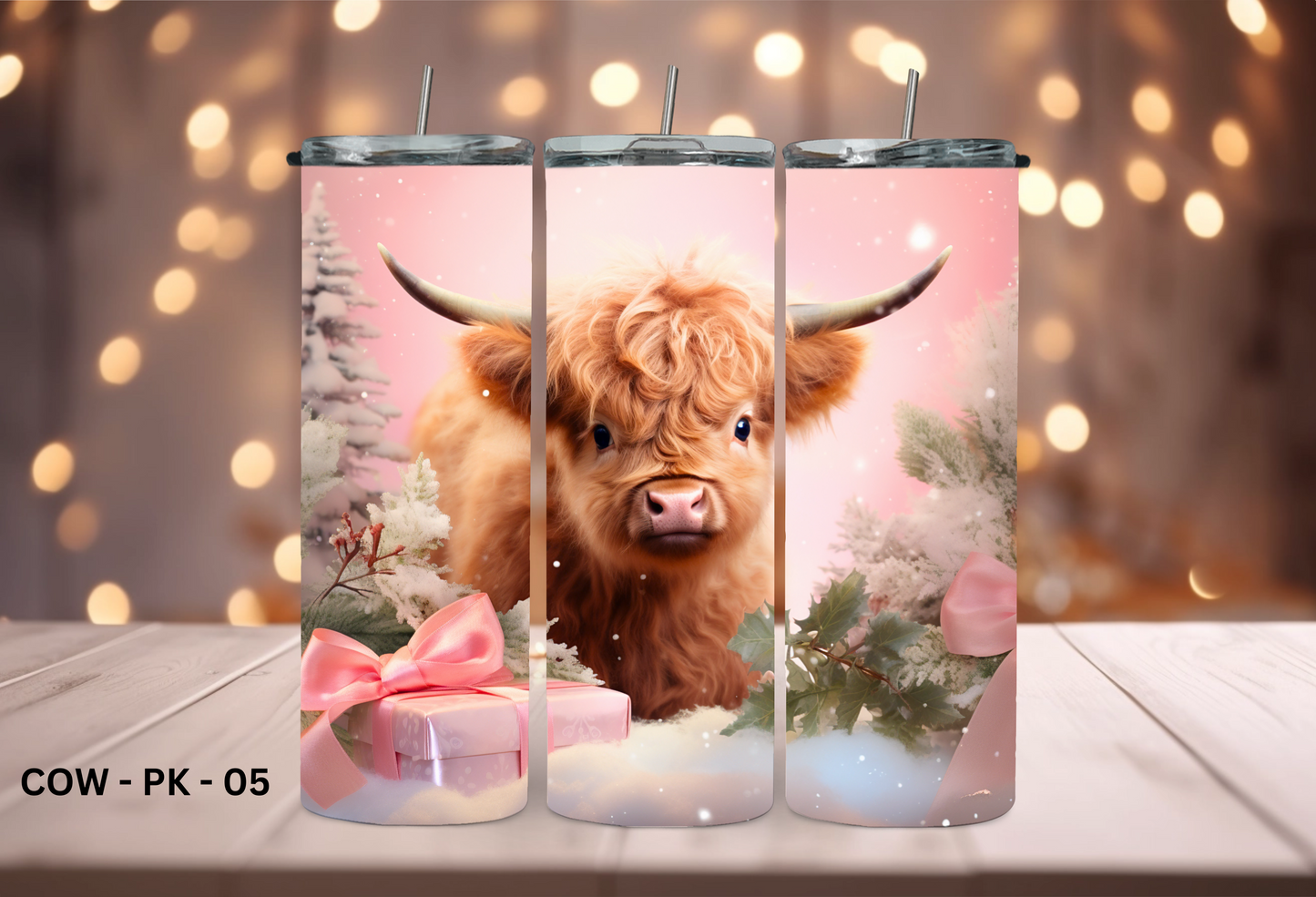 20oz (590mls) Tumbler - COW - COW - PK - 05