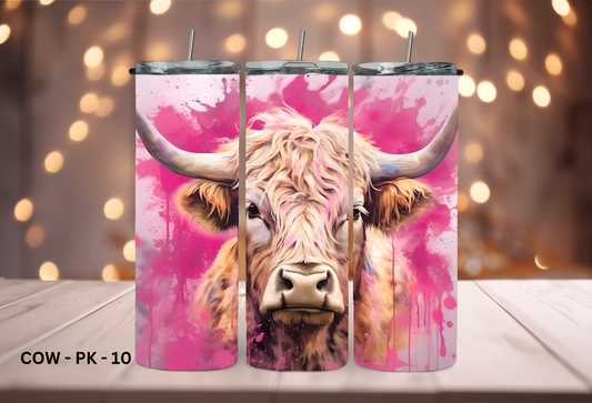 20oz (590mls) Tumbler - COW - COW - PK - 10