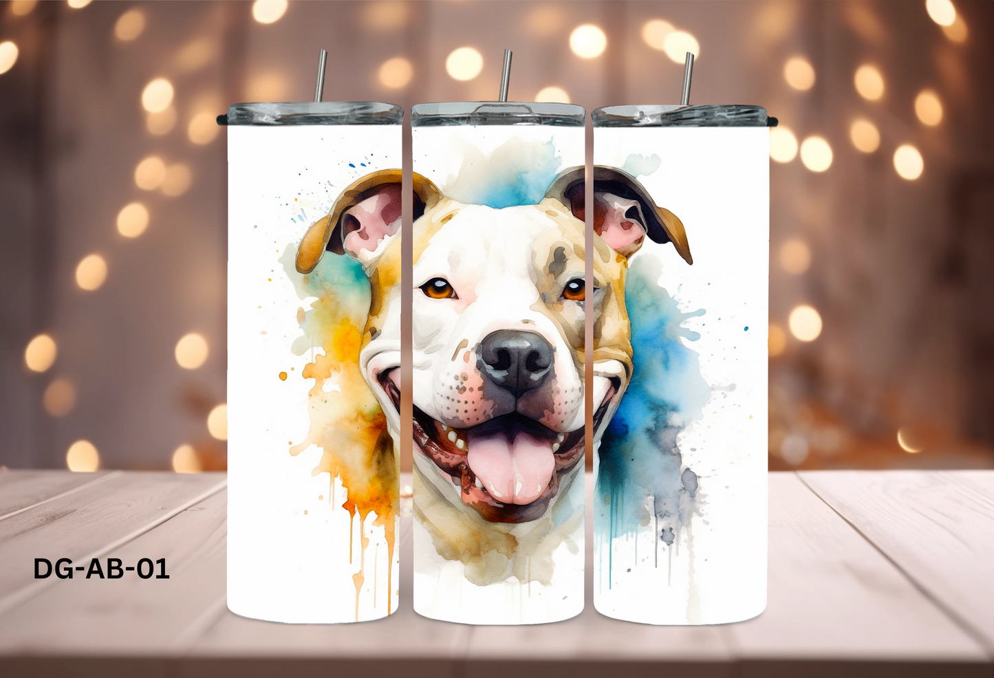 20oz Tumbler - American Bulldog -DG-AB-01