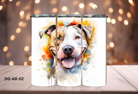 20oz Tumbler - American Bulldog - DG-AB-02