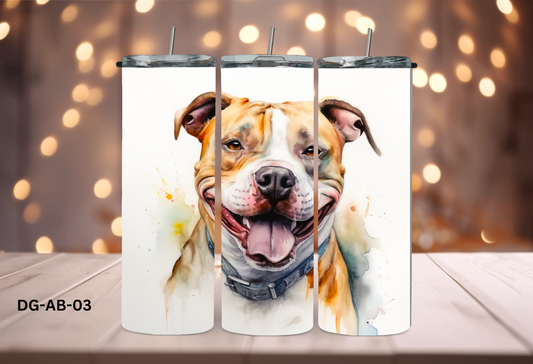 20oz Tumbler - American Bulldog -DG-AB-03