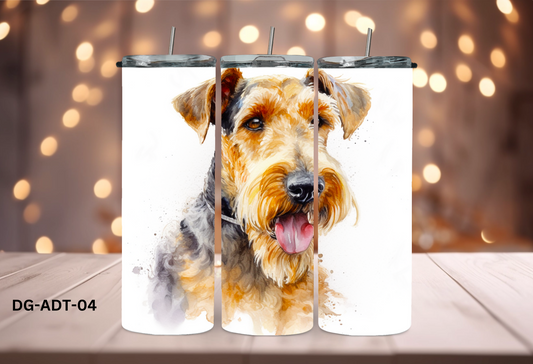 20oz Tumbler - Airdale Terrier - DG-ADT-04