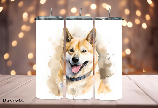 20oz Tumbler - Akita Inu - DG-AK-01