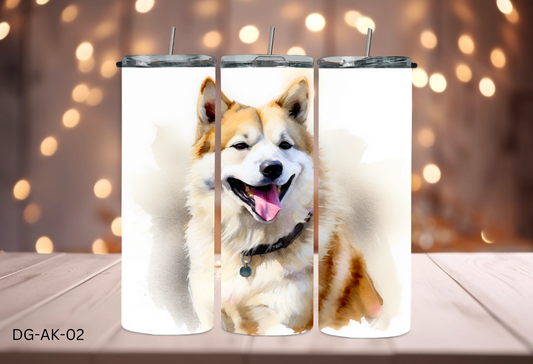 20oz Tumbler - Akita Inu - DG-AK-02