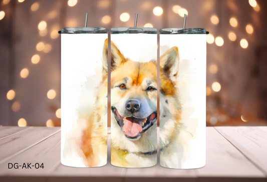 20oz Tumbler - Akita Inu - DG-AK-04