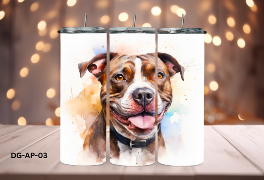 20oz (590mls) Tumbler - American Pitbull - DG-AP-03