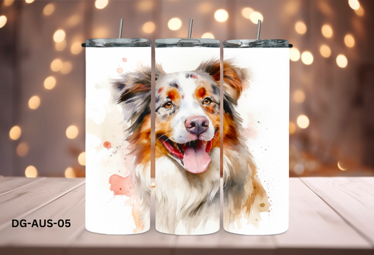 20oz (590mls) Tumbler - Australian Shepherd - DG-AUS-05