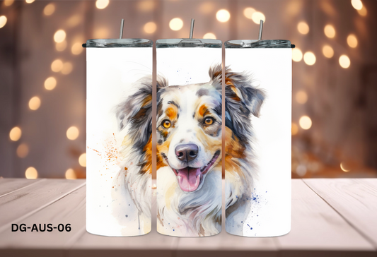 20oz (590mls) Tumbler - Australian Shepherd - DG-AUS-06