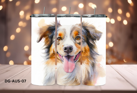 20oz (590mls) Tumbler - Australian Shepherd - DG-AUS-07