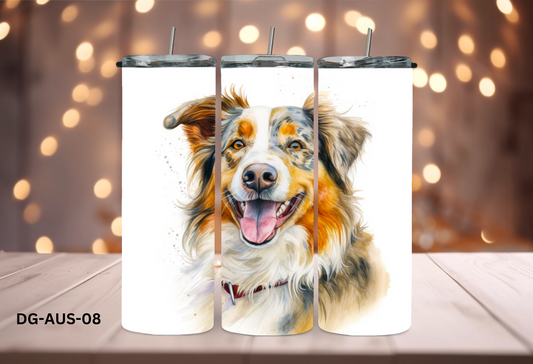 20oz (590mls) Tumbler - Australian Shepherd - DG-AUS-08