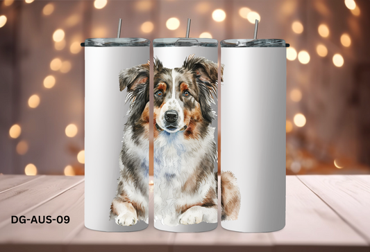 20oz (590mls) Tumbler - Australian Shepherd - DG-AUS-09