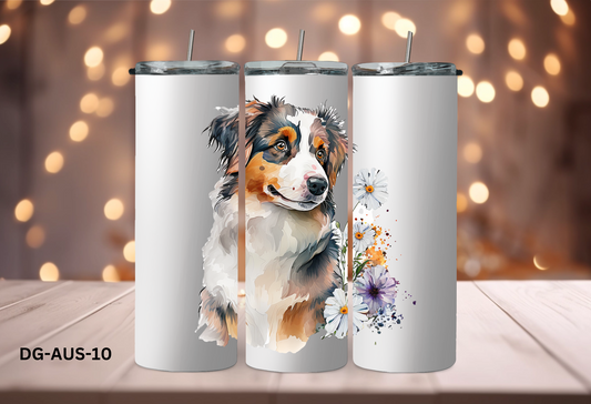 20oz (590mls) Tumbler - Australian Shepherd - DG-AUS-10