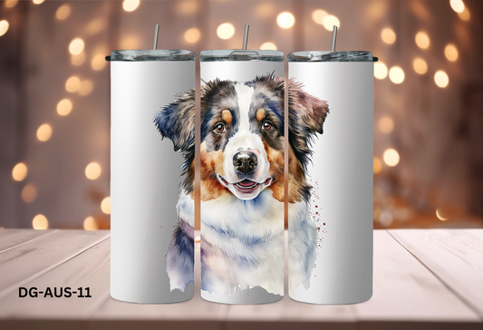 20oz Tumbler - Australian Shepherd - DG-AUS-11