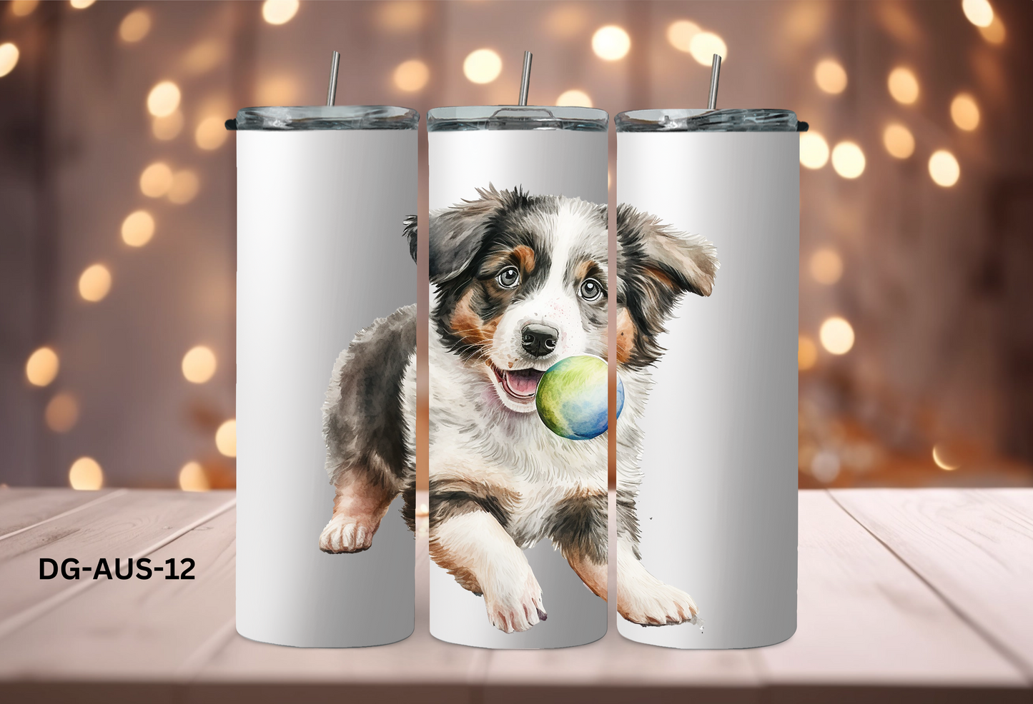 20oz Tumbler - Australian Shepherd - DG-AUS-12