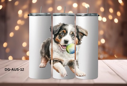 20oz Tumbler - Australian Shepherd - DG-AUS-12