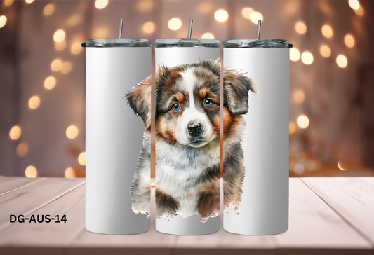 20oz Tumbler - Australian Shepherd - DG-AUS-14