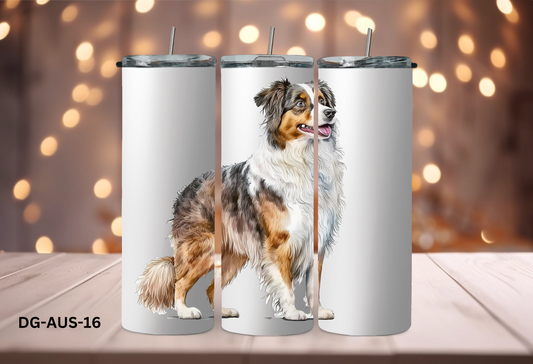 20oz Tumbler - Australian Shepherd - DG-AUS-16