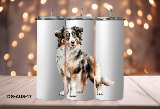 20oz Tumbler - Australian Shepherd - DG-AUS-17