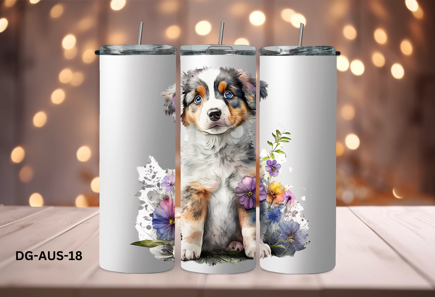 20oz Tumbler - Australian Shepherd - DG-AUS-18