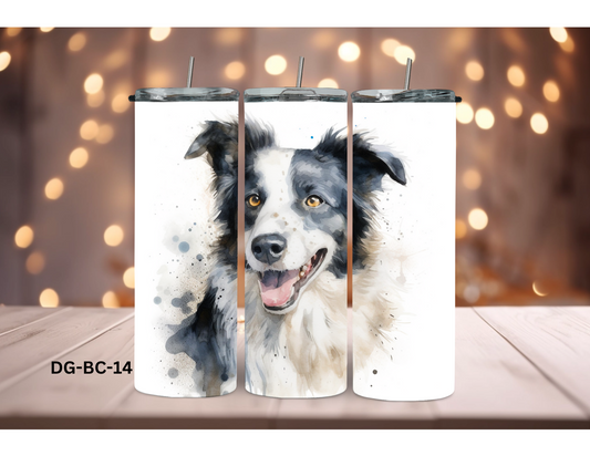 20oz (590mls) Tumbler - Border Collie - DG-BC-14