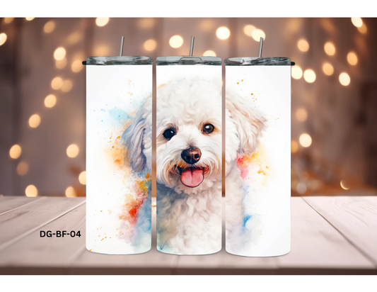 20oz (590mls) Tumbler - Bichon Frise - DG-BF-04