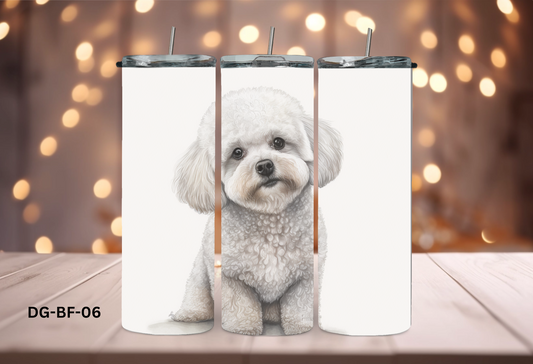 20oz (590mls) Tumbler - Bichon Frise - DG-BF-06