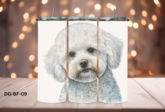 20oz (590mls) Tumbler - Bichon Frise - DG-BF-09