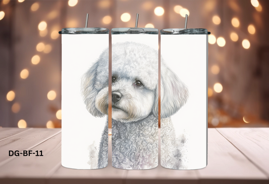 20oz (590mls) Tumbler - Bichon Frise - DG-BF-11