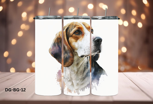 20oz (590mls) Tumbler - Beagle - DG-BG-12