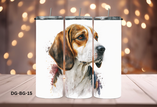 20oz (590mls) Tumbler - Beagle - DG-BG-15