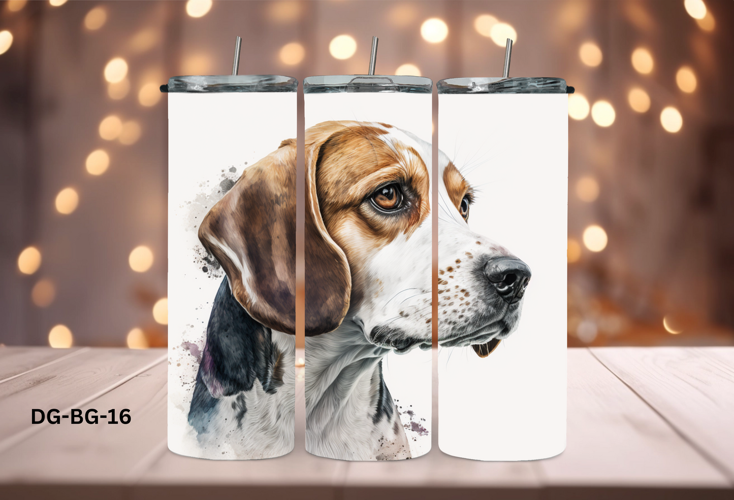 20oz (590mls) Tumbler - Beagle - DG-BG-16