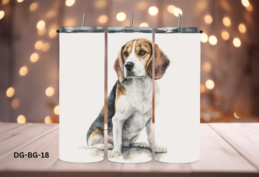 20oz (590mls) Tumbler - Beagle - DG-BG-18