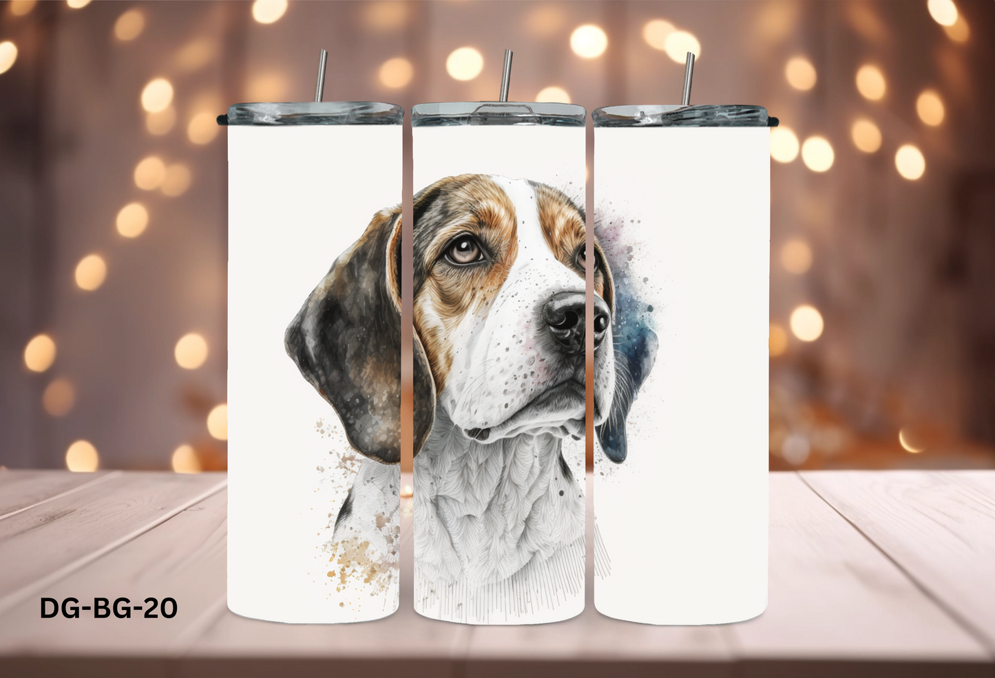 20oz (590mls) Tumbler - Beagle - DG-BG-20