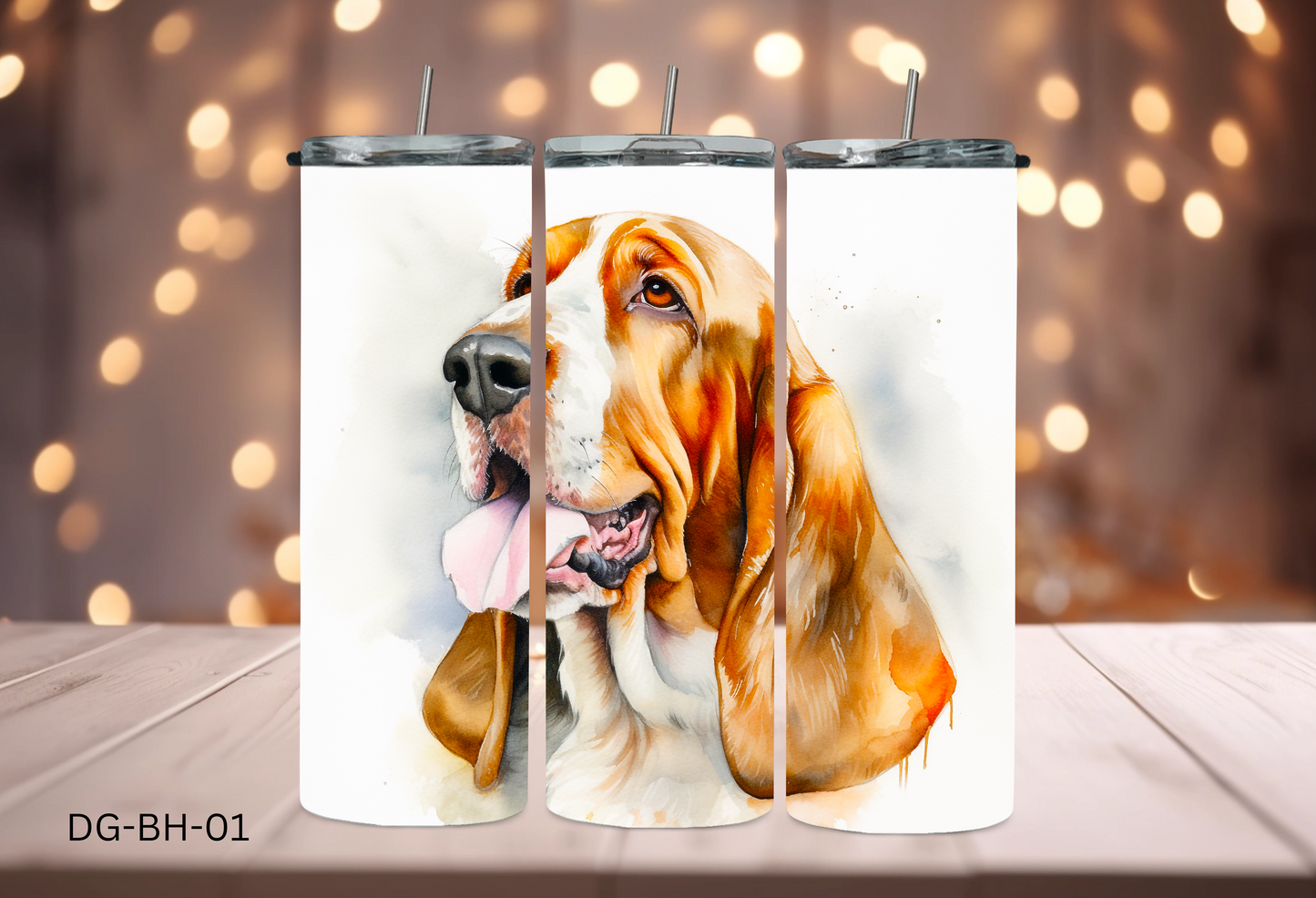 20oz Tumbler - Basset Hound - DG-BH-01