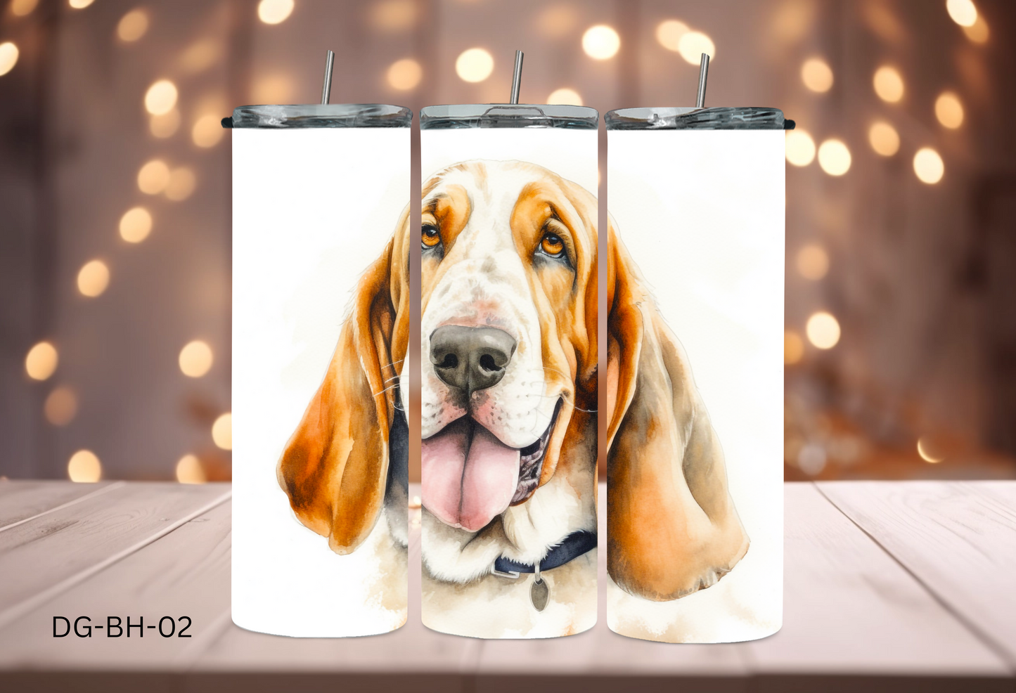 20oz Tumbler - Basset Hound -DG-BH-02