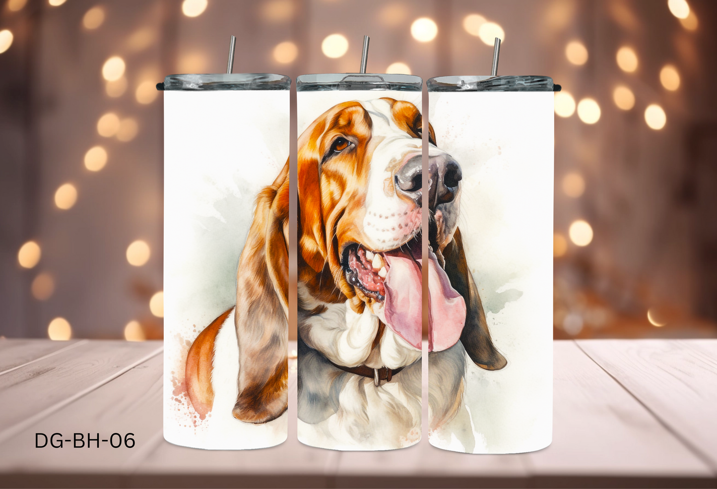 20oz Tumbler - Basset Hound - DG-BH-06