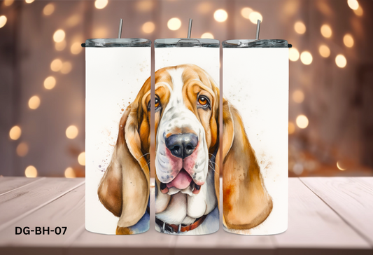 20oz (590mls) Tumbler - Basset Hound - DG-BH-07