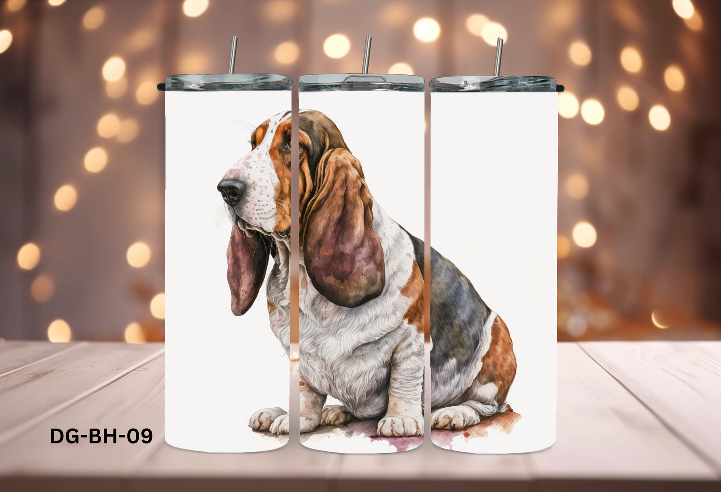 20oz (590mls) Tumbler - Basset Hound - DG-BH-09