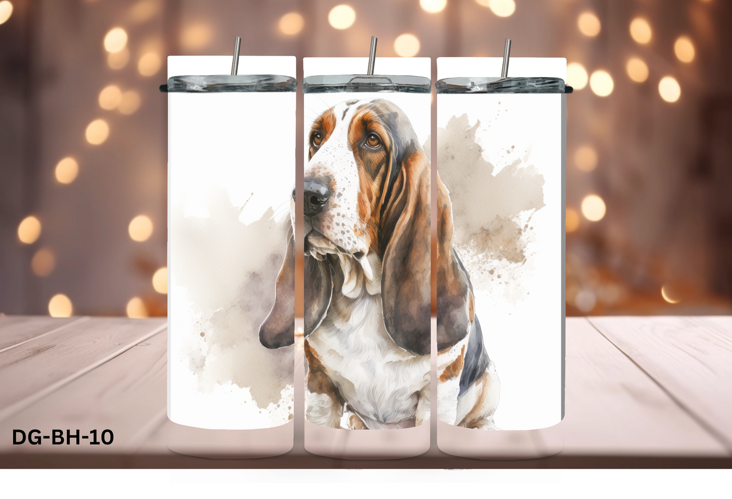 20oz (590mls) Tumbler - Basset Hound - DG-BH-10