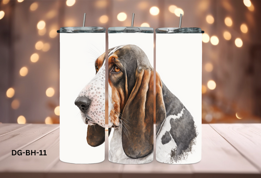 20oz (590mls) Tumbler - Basset Hound - DG-BH-11