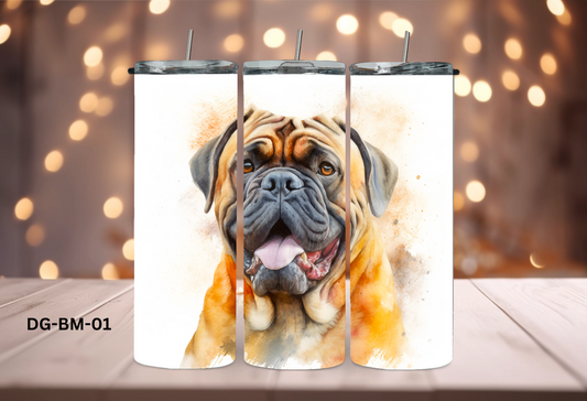 20oz (590mls) Tumbler - Bullmastiff - DG-BM-01