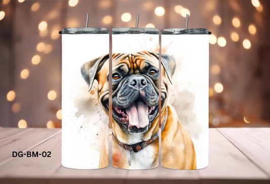 20oz (590mls) Tumbler - Bullmastiff - DG-BM-02