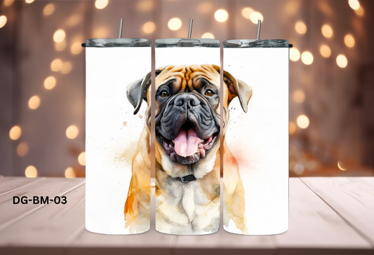 20oz (590mls) Tumbler - Bullmastiff - DG-BM-03