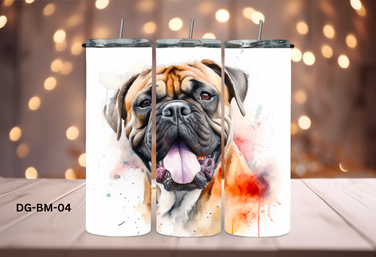 20oz (590mls) Tumbler - Bullmastiff - DG-BM-04